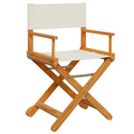 4 Piece Folding Chairs Cream White Fabric