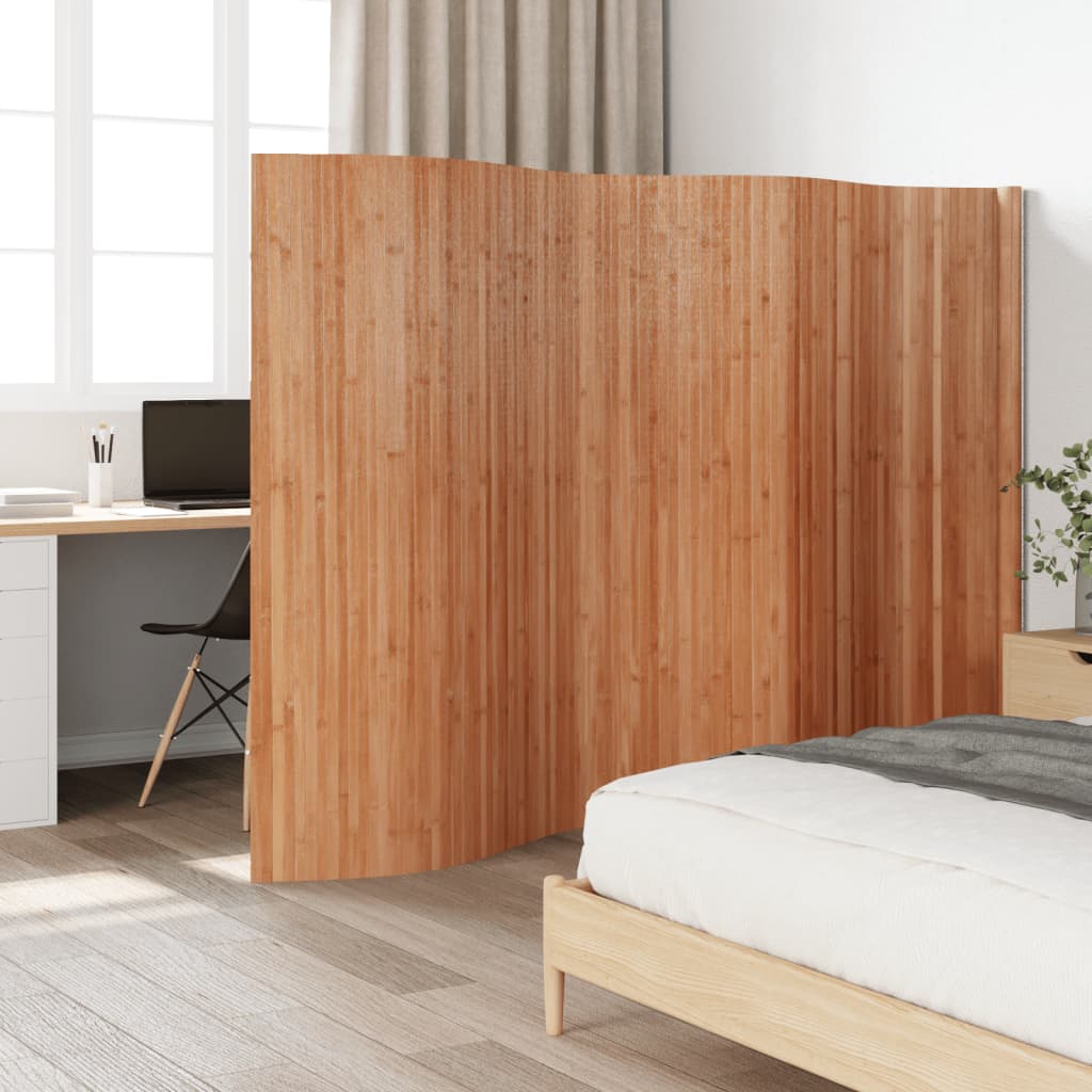 Room Divider Natural Width 400 cm Height 165 cm Bamboo