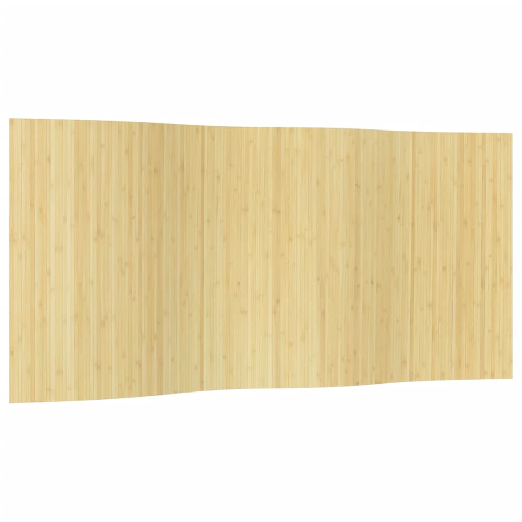 Room Divider Light Natural Width 400 cm Height 165 cm Bamboo