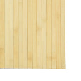 Room Divider Light Natural Width 400 cm Height 165 cm Bamboo - Close-Up Angle