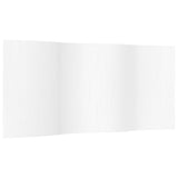 Room Divider White Width 400 cm Height 165 cm Bamboo