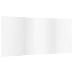 Room Divider White Width 400 cm Height 165 cm Bamboo