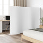 Room Divider White Width 400 cm Height 165 cm Bamboo