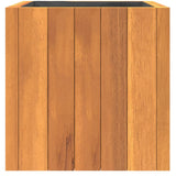 Garden Planter 25x25x25 cm Solid Wood Acacia - 45-Degree Angle