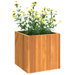 Garden Planter 35x35x35 cm Solid Wood Acacia