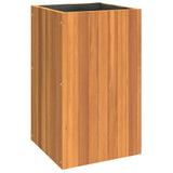 Garden Planter 35x35x60 cm Solid Wood Acacia - Front View