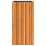 Garden Planter 45x45x90 cm Solid Wood Acacia - Rear View
