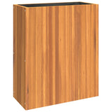 Garden Planter 59x27.5x70 cm Solid Wood Acacia - Front View