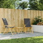 Folding Garden Table 45x45x45 cm Bamboo