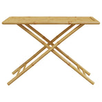 Folding Garden Table 110x55x75 cm Bamboo