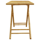 Folding Garden Table 110x55x75 cm Bamboo