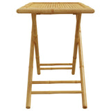 Folding Garden Table 110x55x75 cm Bamboo - 45-Degree Angle