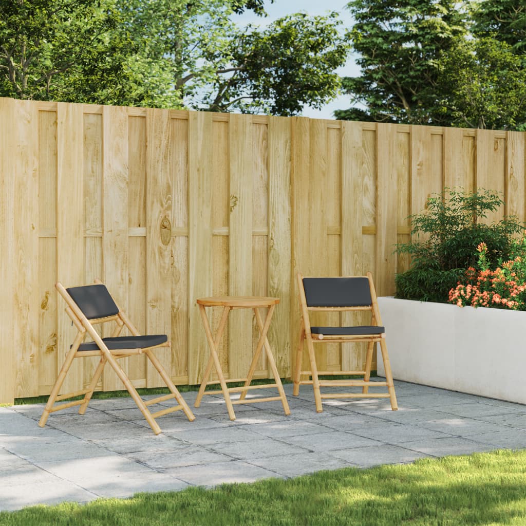 Folding Garden Table ?5x75 cm Bamboo