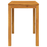 Garden Dining Table 110x55x75 cm Solid Wood Acacia