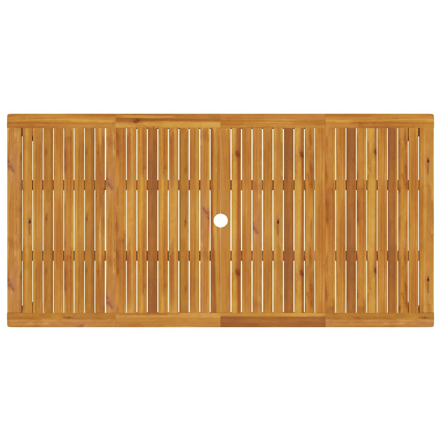 Garden Dining Table 180x90x75 cm Solid Wood Acacia