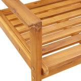 Garden Sofa Chair 2pcs Solid Wood Acacia - Extra Image