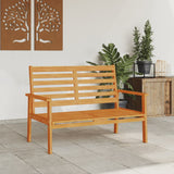 Garden Sofa Bench 120 cm Solid Wood Acacia - Side View