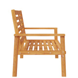 Garden Sofa Bench 120 cm Solid Wood Acacia - 45-Degree Angle