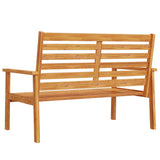 Garden Sofa Bench 120 cm Solid Wood Acacia - Rear View