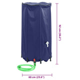 Water Tank with Tap Foldable 250 L PVC - Extra Image