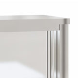 Kitchen Wall Cabinet with Sliding Doors Stainless Steel - Extra Image