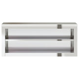 Kitchen Wall Cabinet with Shelf Stainless Steel - 45-Degree Angle