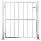 Garden Gate 100x95 cm Stainless Steel - Side View