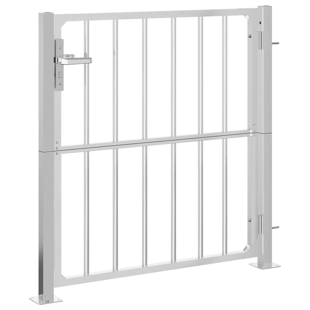 Garden Gate 100x95 cm Stainless Steel