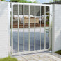 Garden Gate 85x95 cm Stainless Steel