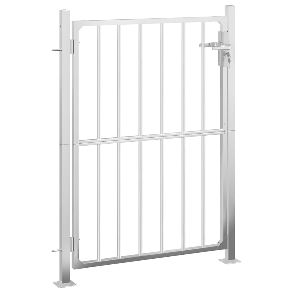 Garden Gate 85x145 cm Stainless Steel