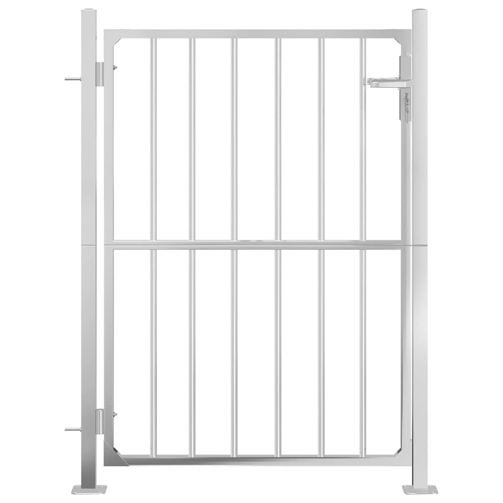 Garden Gate 85x145 cm Stainless Steel