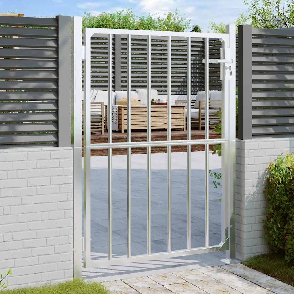 Garden Gate 85x145 cm Stainless Steel