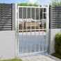 Garden Gate 85x145 cm Stainless Steel
