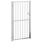 Garden Gate 85x175 cm Stainless Steel