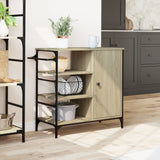 Kitchen Trolley Sonoma Oak 87.5x38.5x84.5 cm Engineered Wood - Top-Down View