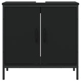 Bathroom Sink Cabinet Black 60x30x60 cm Engineered Wood