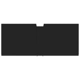 Bathroom Sink Cabinet Black 80x33x60 cm Engineered Wood