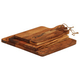 Chopping Boards 3 pcs Solid Wood Acacia - Side View