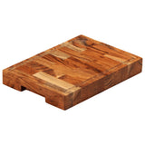 Chopping Board 30x21x4 cm Solid Wood Acacia - Side View