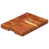 Chopping Board 42x30x4 cm Solid Wood Acacia - Front View