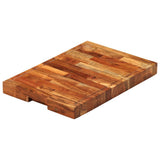 Chopping Board 42x30x4 cm Solid Wood Acacia - Side View