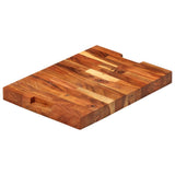Chopping Board 42x30x4 cm Solid Wood Acacia - Rear View