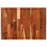 Chopping Board 42x30x4 cm Solid Wood Acacia - Close-Up Angle