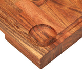 Chopping Board 42x30x4 cm Solid Wood Acacia - Low Angle