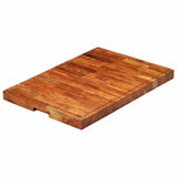 Chopping Board 60x42x4 cm Solid Wood Acacia - Side View