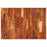 Chopping Board 60x42x4 cm Solid Wood Acacia - Close-Up Angle