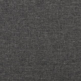 2-Seater Sofa Bed Dark Grey Fabric