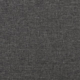 2-Seater Sofa Bed Dark Grey Fabric - Extra Image