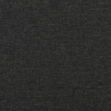 2-Seater Sofa Bed Black Fabric - Extra Image