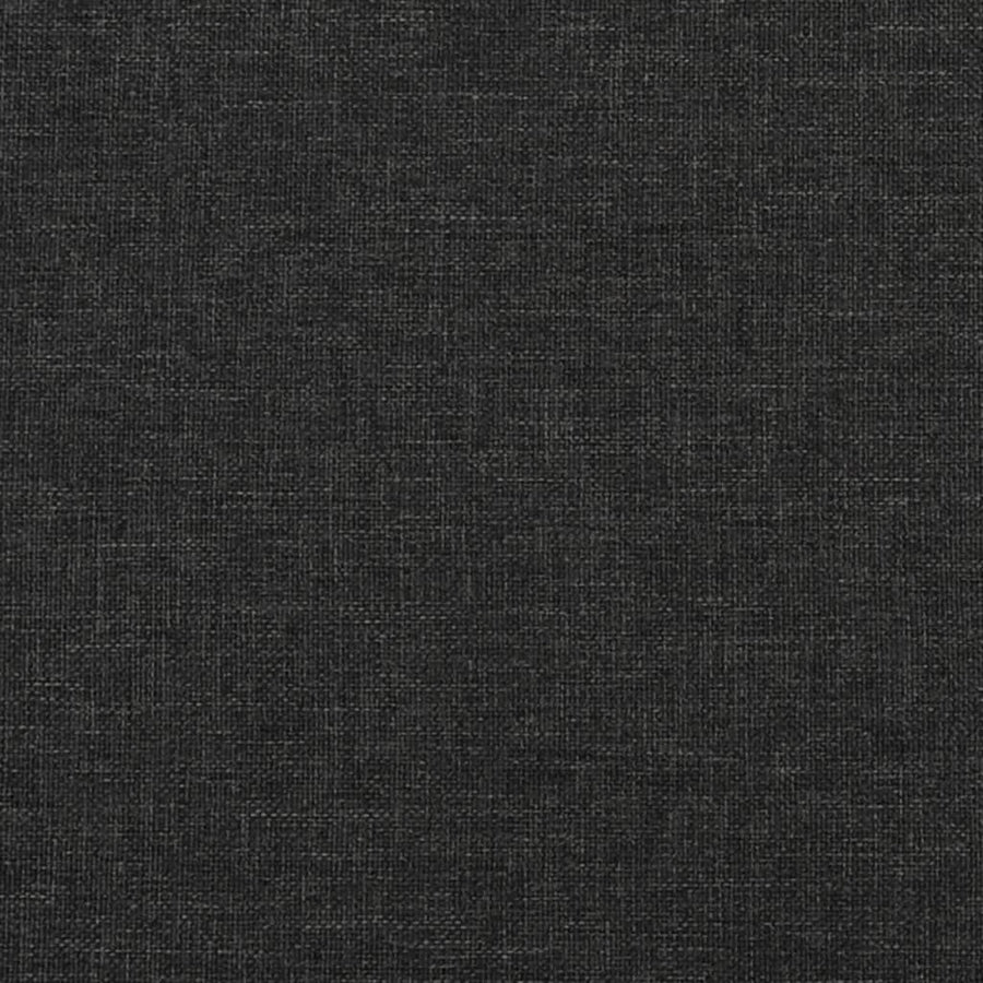 2-Seater Sofa Bed Black Fabric